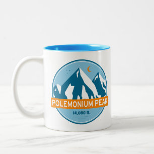 Polemonium Peak California Stars Moon Two-Tone Coffee Mug