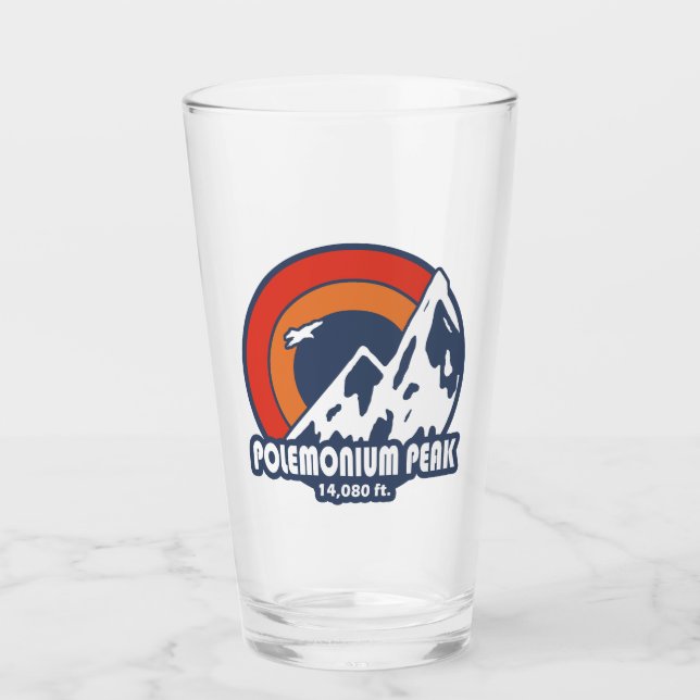 Polemonium Peak California Sun Eagle Glass (Front)