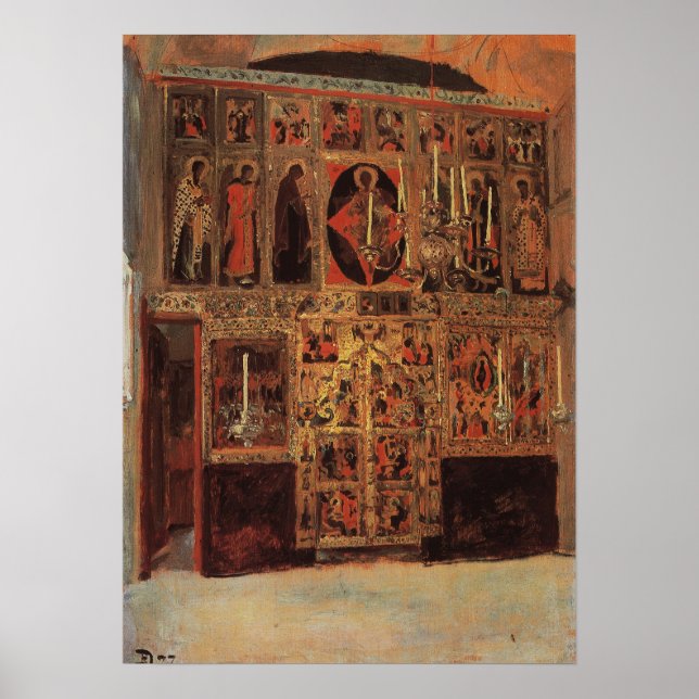 Polenov - Cathedral Of The Blessed Virgin Mary Poster (Front)