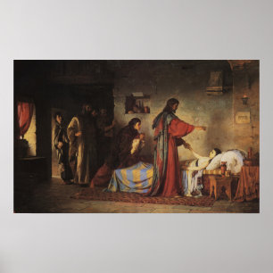 Polenov - Resurrection Of The Daughter Of Jairus Poster