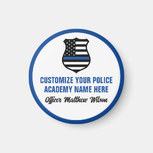 Police Academy Graduate Personalised Graduation Magnet