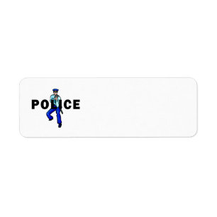 Police Action Return Address Label