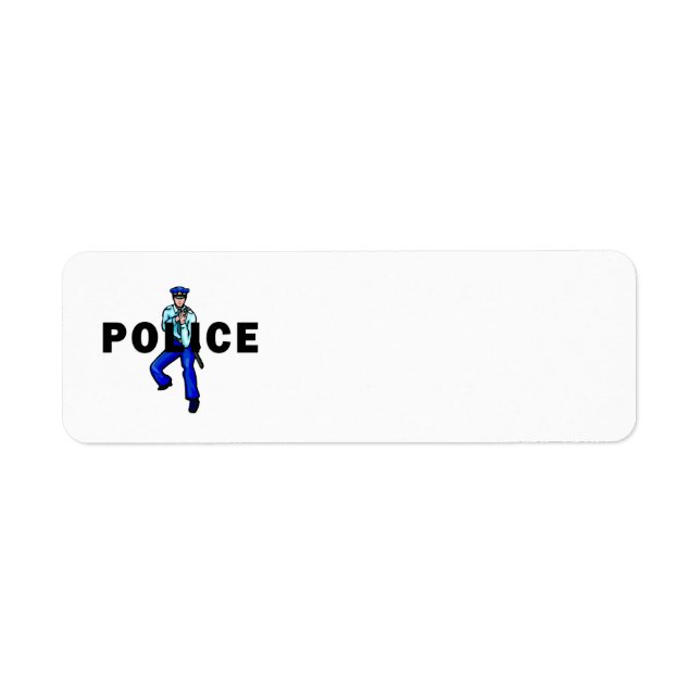 Police Action Return Address Label (Front)