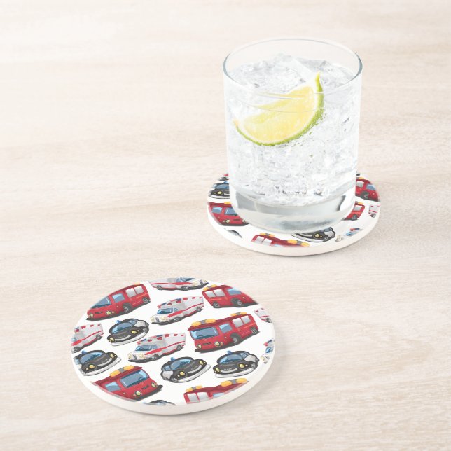 Police, Ambulance and Fire Service transport Coaster (Side)