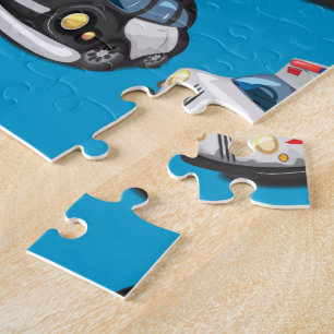 Police, Ambulance and Fire Service transport Jigsaw Puzzle