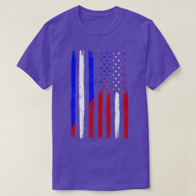 Police American US Flag Firefighter T-Shirt (Design Front)