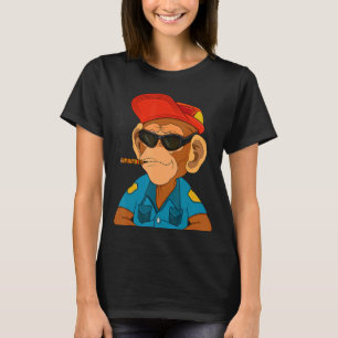 Police Ape NFT Themed Monkey Officer T-Shirt
