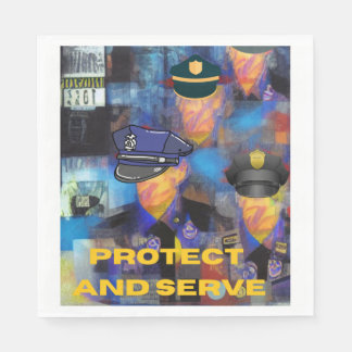 Police Appreciation Napkin