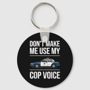 Police Art For Men Women Cop Law Enforcement Polic Key Ring