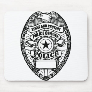 Police Badge - Generic Mouse Pad