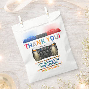 Police Birthday Party Favour Bag