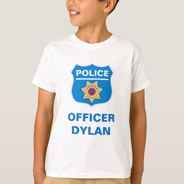 Police Birthday Party T-Shirt (Front)