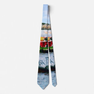 Police Boat and Two Tugboats Tie
