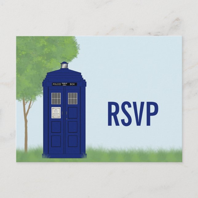 Police Box RSVP Postcard v4 (Front)