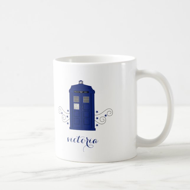 Police Box Swirls Mug (Right)