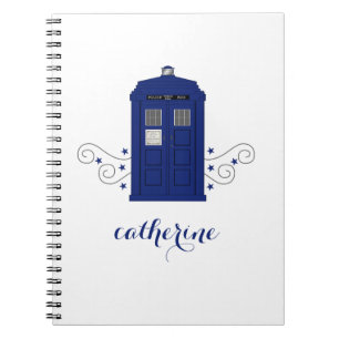 Police Box Swirls Notebook