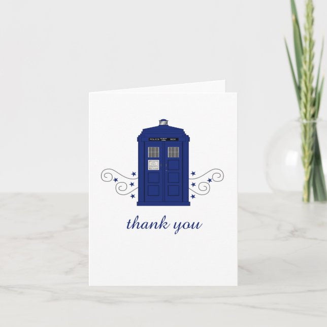 Police Box Thank You Card v3 (Front)