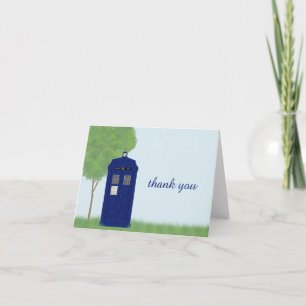 Police Box Thank You Card v4