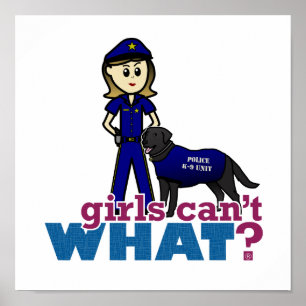 Police Canine Officer Poster