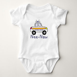 police car baby bodysuit