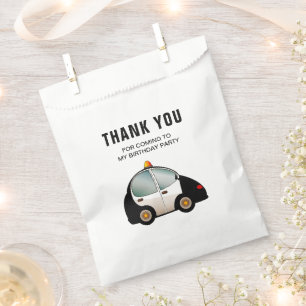 Police Car Birthday Party Favour Bag