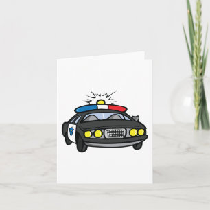 Police Car Card