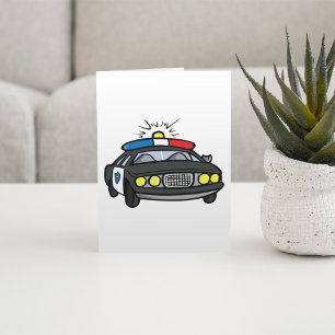 Police Car Card