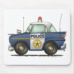Police Car Law Enforcement Mouse Pad