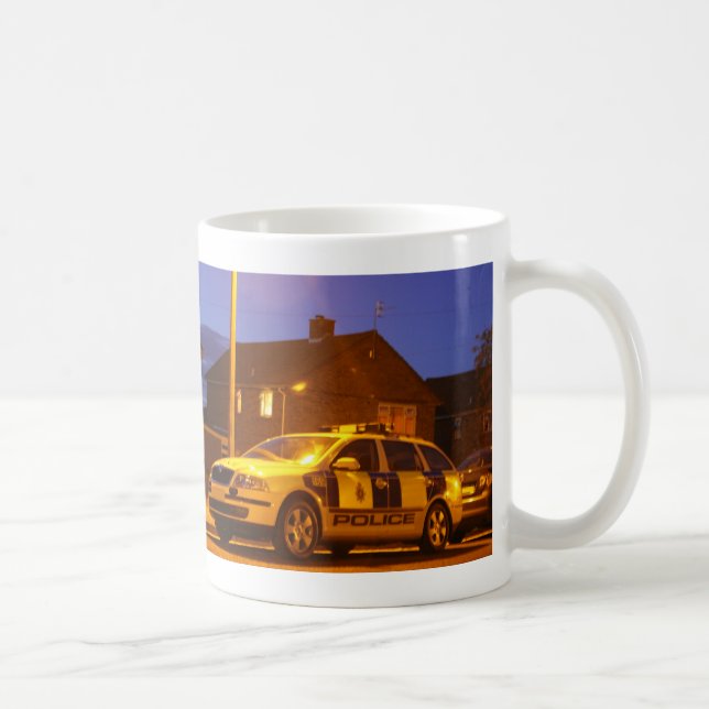 police car mug (Right)
