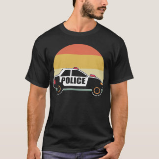 Police Car Patrolman Gift funny friends T-Shirt