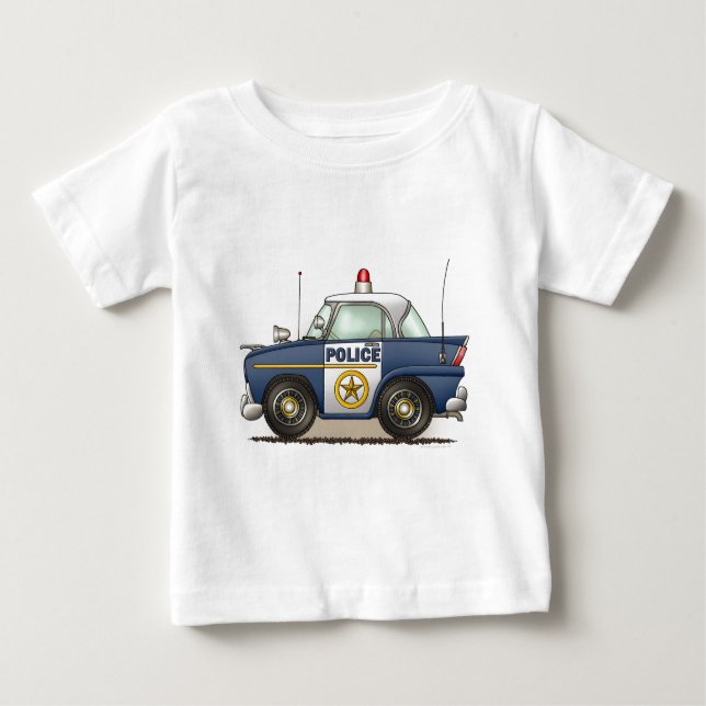 Police Car Police Crusier Cop Car Infant T-Shirt (Front)