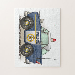 Police Car Police Crusier Cop Car Jigsaw Puzzle