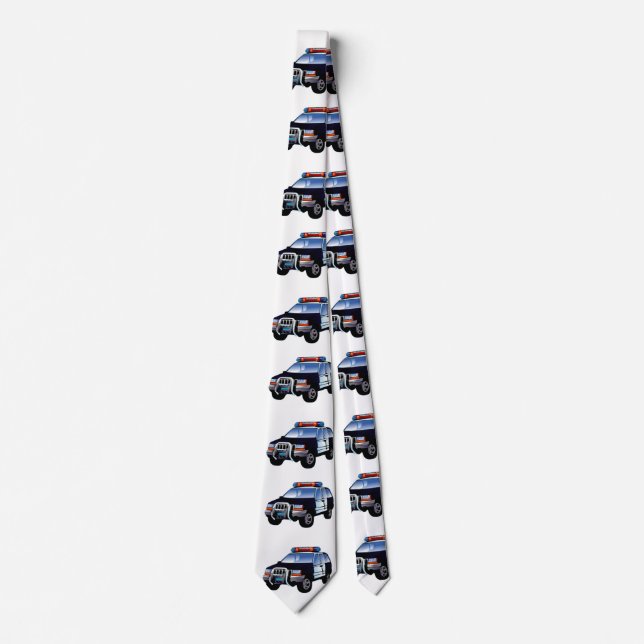 Police Car Tie (Front)