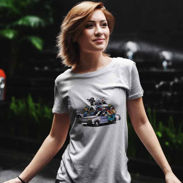 Police Cars Cartoon  T-Shirt (Creator Uploaded)