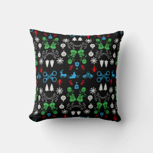Police Christmas Decorative Cushion