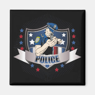 Police Crest Magnet