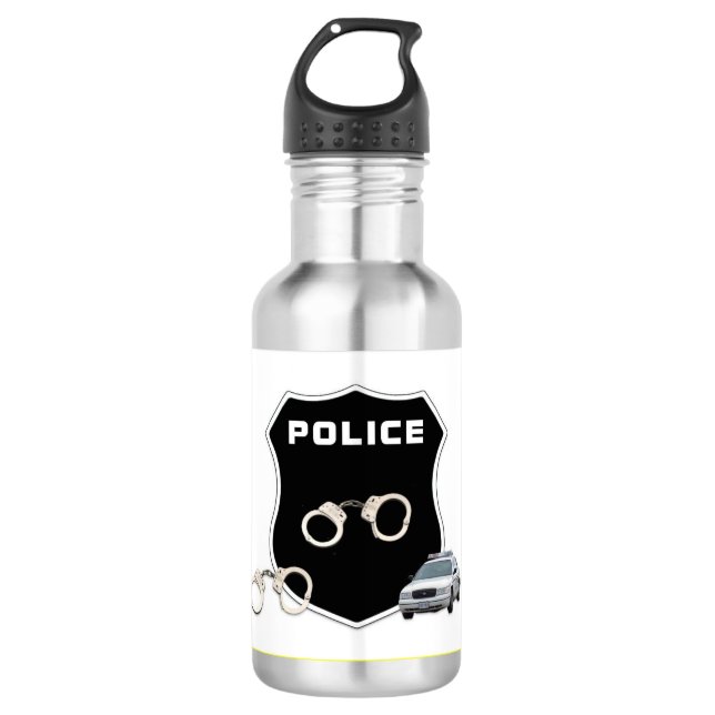 Police Crime Scene 710 Ml Water Bottle (Front)