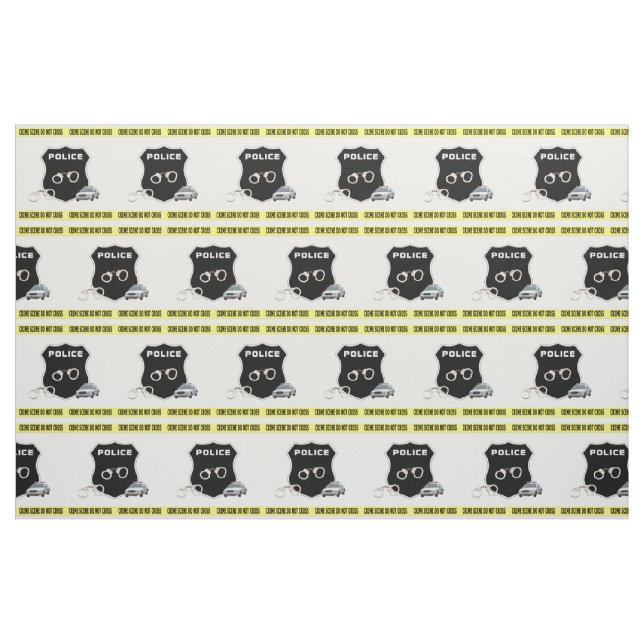 Police Crime Scene Fabric (Fat Quarter)
