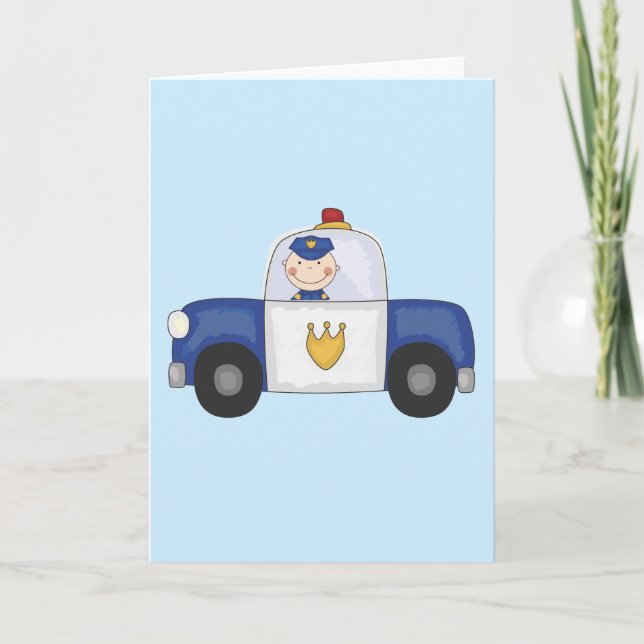 Police Cruiser T-shirts and Gifts Card (Front)