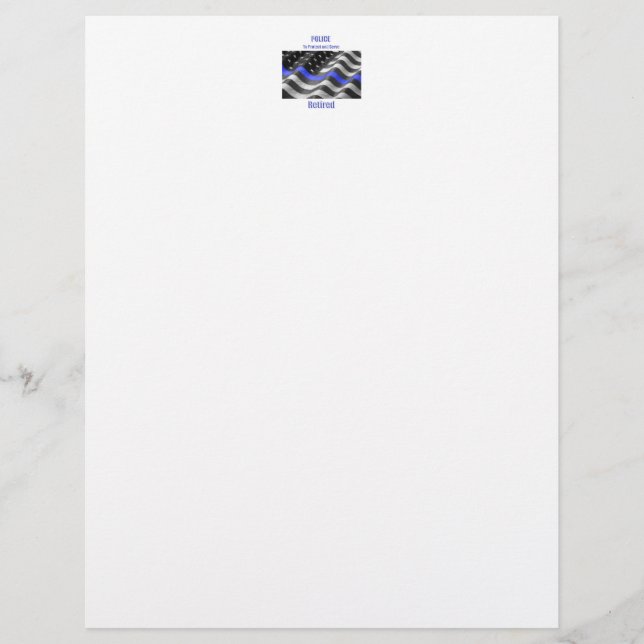 Police Custom Letterhead (Front)