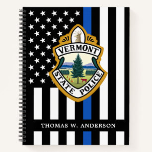 Police Department Custom Logo Law Enforcement  Notebook