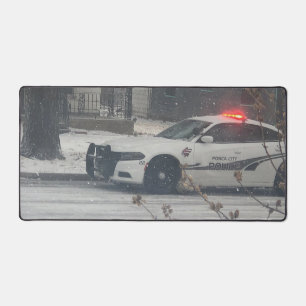 Police desk mat