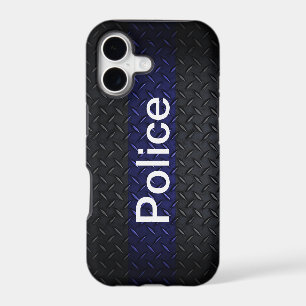 Police Diamond Plate Style Smart Phone Case