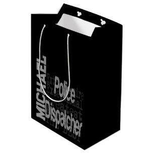 Police Dispatcher Extraordinaire CUSTOM Medium Gift Bag