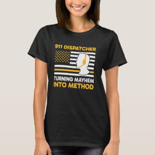 Police Dispatcher Fire Department Dispatcher Dad 9 T-Shirt