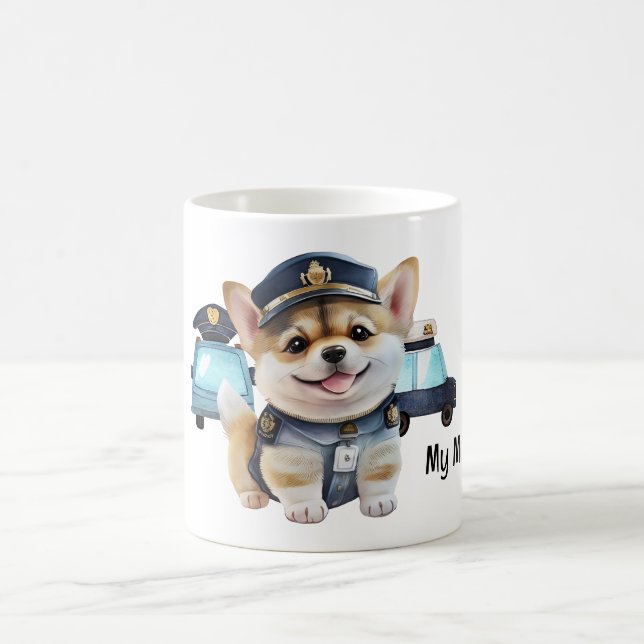 Police Dog  Coffee Mug (Center)