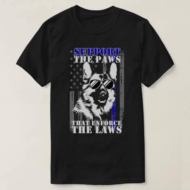 Police Dog K9 Unit German Shepherd Pullover  (Design Front)