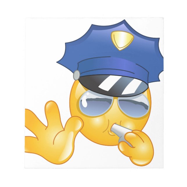 police emoji notepad (Front)