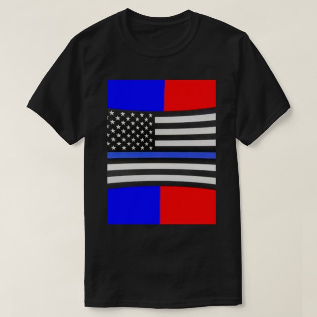Police flag 1 T-Shirt (Design Front)