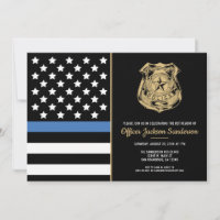 Police Flag Law Enforcement Retirement Party